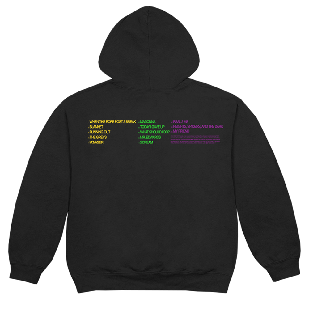 Blanket Black Hoodie Back