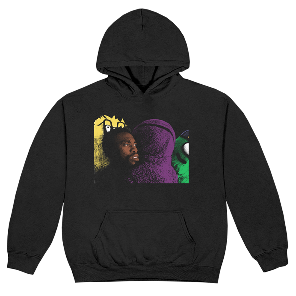 Blanket Black Hoodie Front