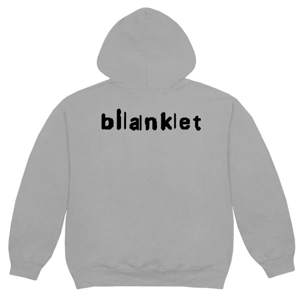 Mask Grey Hoodie Back