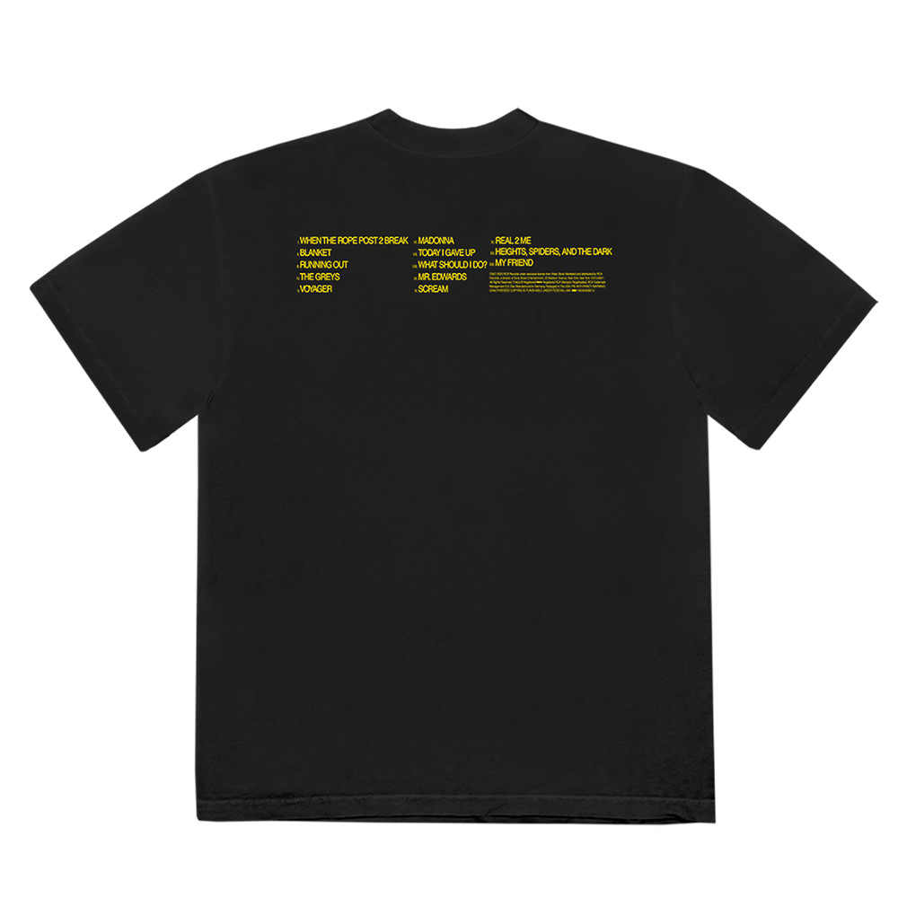 Rubberhead Black T-Shirt Back