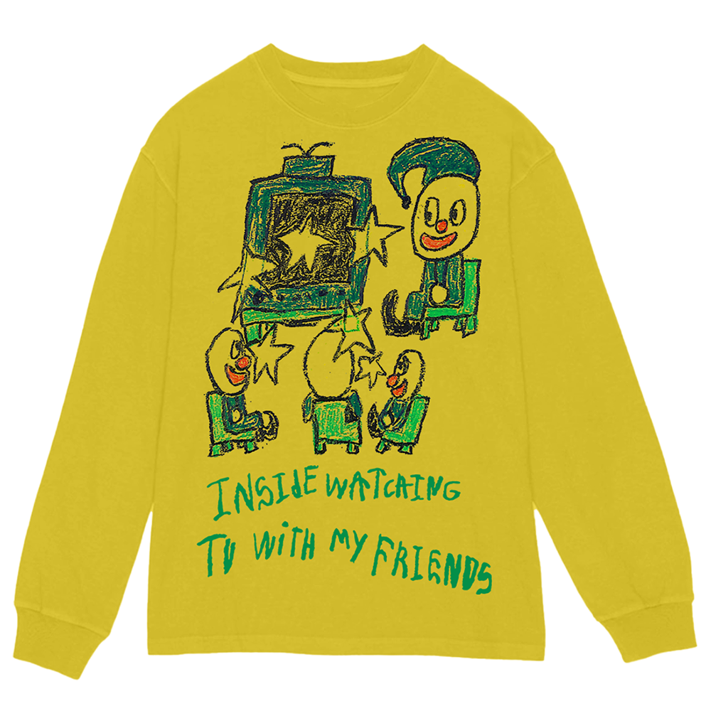 Watching TV Long Sleeve Front