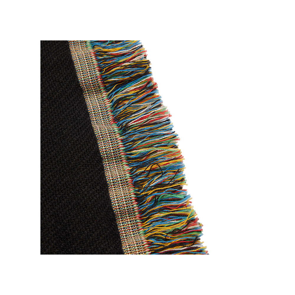 Blanket Rainbow Tapestry Fringe