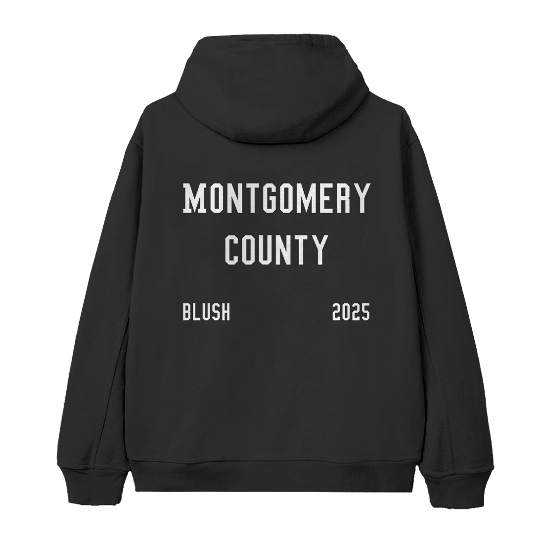 BLUSH ZIP HOOD Back